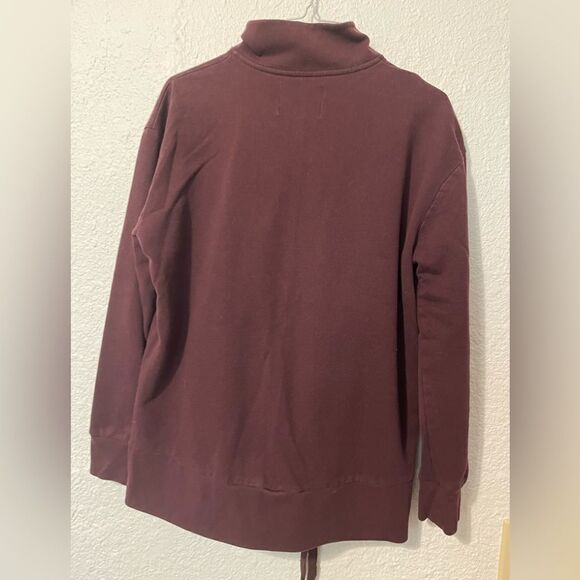 Victoria Sport maroon 2 piece sweatshirt and pants sz M - Picture 3 of 7